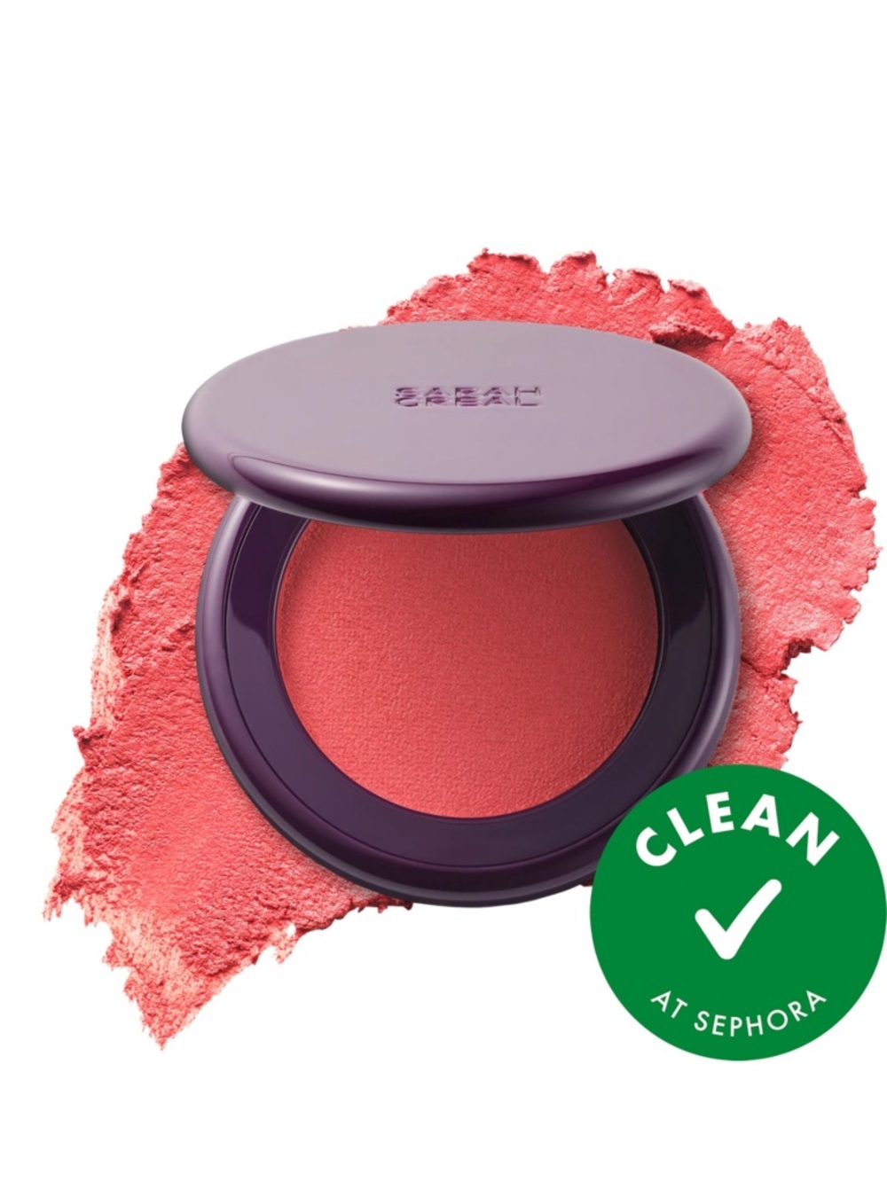 Sarah Creal 'Coming In Hot' Blurring Pressed-Mousse Blush - Satisfaction